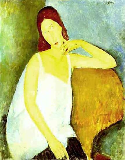 Amedeo Modigliani Portrait of Jeanne Hebuterne china oil painting image